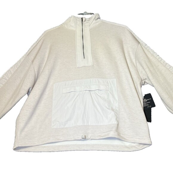 90 Degree by Reflex Scuba Divergent 1/2 Zip Womens Size Large‎ Tan Pocket NWT - Picture 1 of 15
